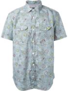 Eleventy Flap Pocket Shirt, Men's, Size: 41, Green, Cotton