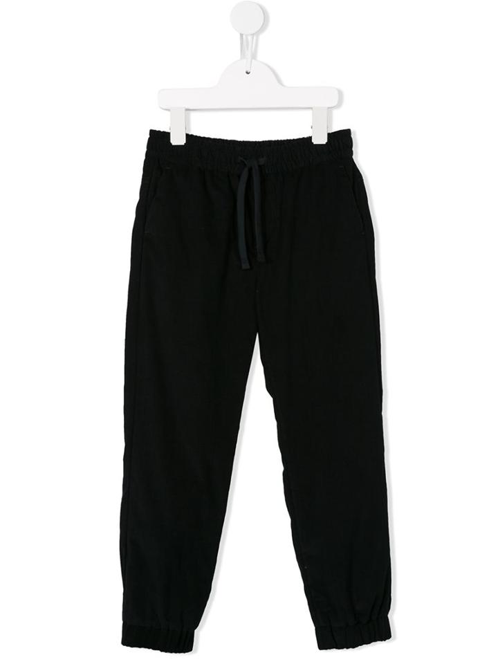 Dolce & Gabbana Kids Corduroy Drawstring Trousers, Boy's, Size: 8 Yrs, Blue