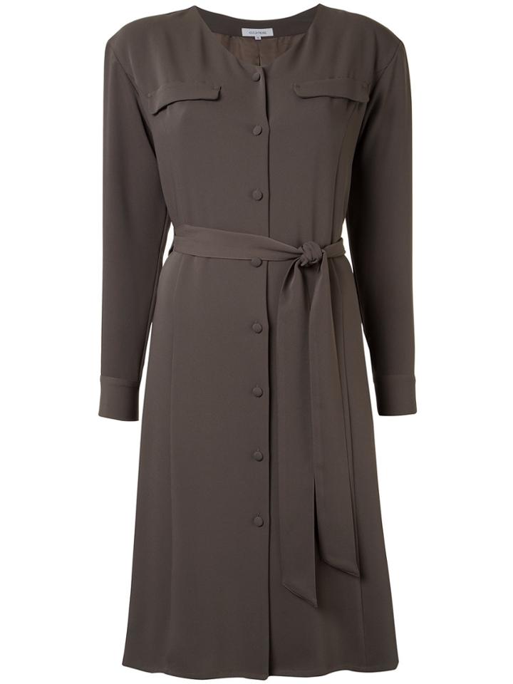 Guild Prime Belted Shirt Dress - Green