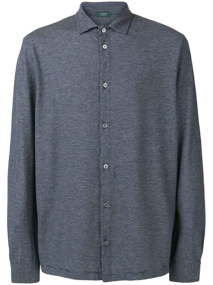 Zanone Simple Shirt - Blue