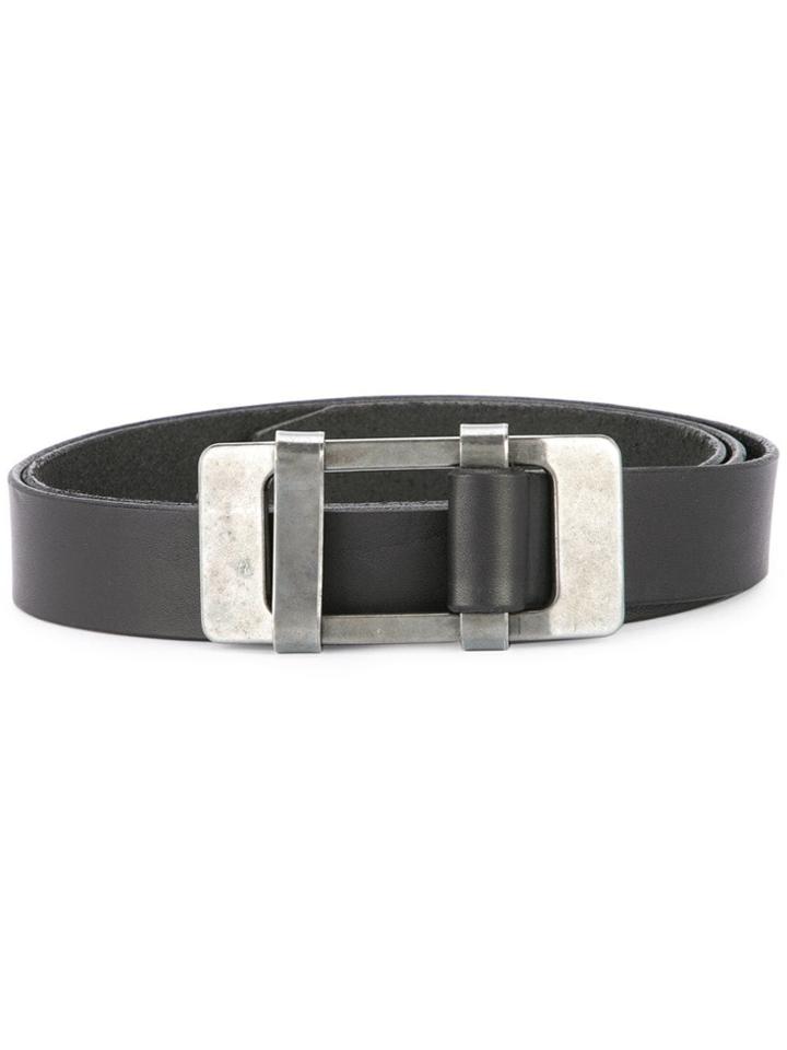 Kazuyuki Kumagai Buckle Belt - Black