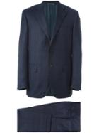 Canali Checked Pattern Suit - Blue