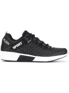 Plein Sport Reptile Print Sneakers - Black