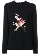 Stella Mccartney Bird Embroidered Sweatshirt - Black
