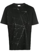 Saint Laurent Beam Print T-shirt - 1095 -noir/naturel