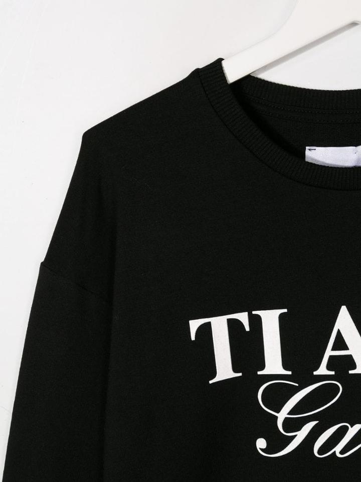 Gaelle Paris Kids Ti Amo Sweatshirt - Black