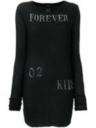 Ann Demeulemeester Fitted Elongated Sweater - Black