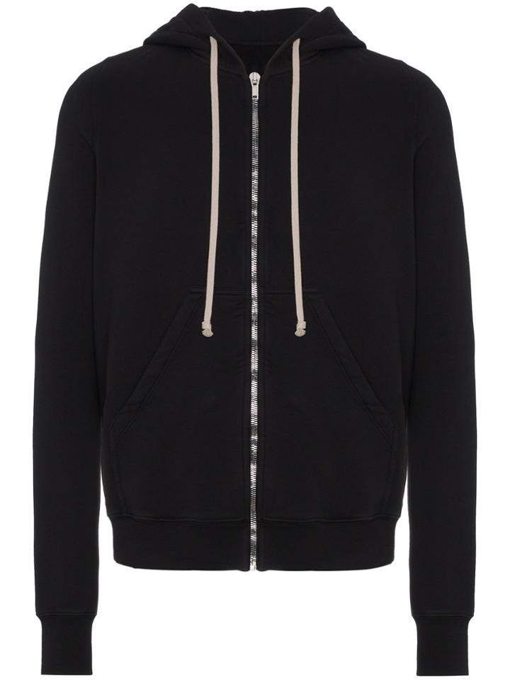 Adidas By Rick Owens Jason Drawstring Hoodie - Black