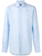 Barba Classic Plain Shirt - Blue