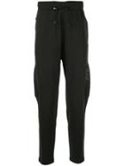 Ea7 Emporio Armani Drawstring Track Trousers - Black