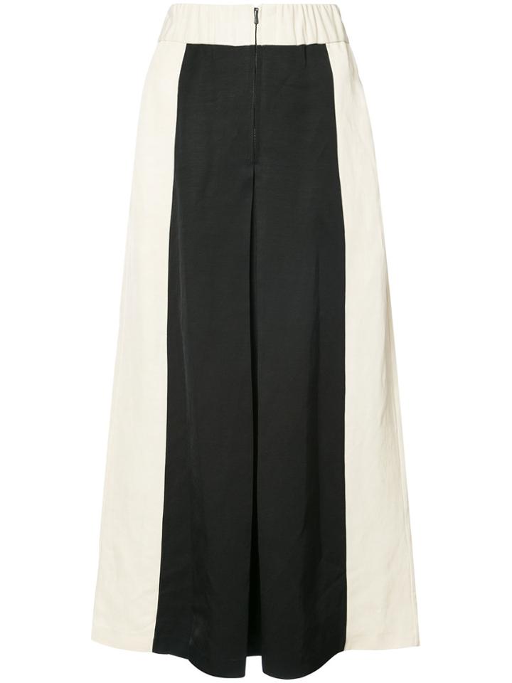 Zero + Maria Cornejo Yira Midi Skirt - Yellow & Orange