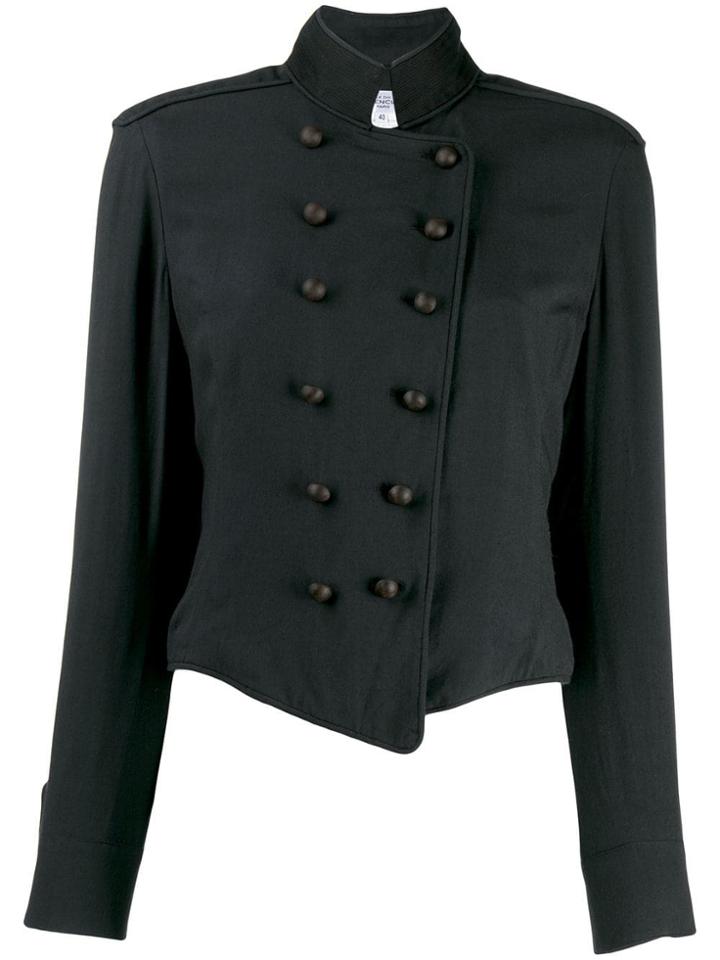 Balenciaga Pre-owned '2000s Double-breasted Jacket - Black