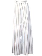 Jill Stuart Striped Palazzo Trousers - Blue