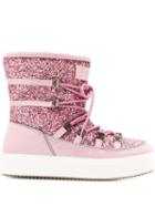 Chiara Ferragni Flirting Ankle Snow Boots - Pink
