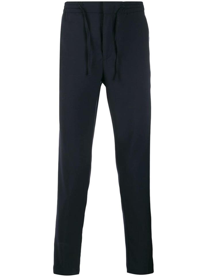 Manuel Ritz Drawstring Skinny Trousers - Blue