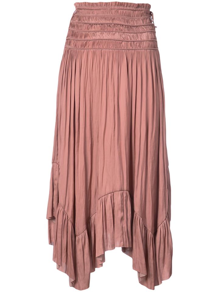 Ulla Johnson Pleated Dress - Pink & Purple