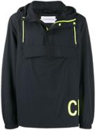 Calvin Klein Jeans Logo Print Windbreaker - Black