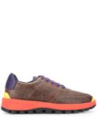 Etro Contrast Sole Sneakers - Brown