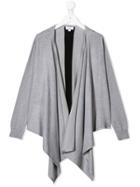 Dkny Kids Teen Choppy Hem Cardigan - Grey