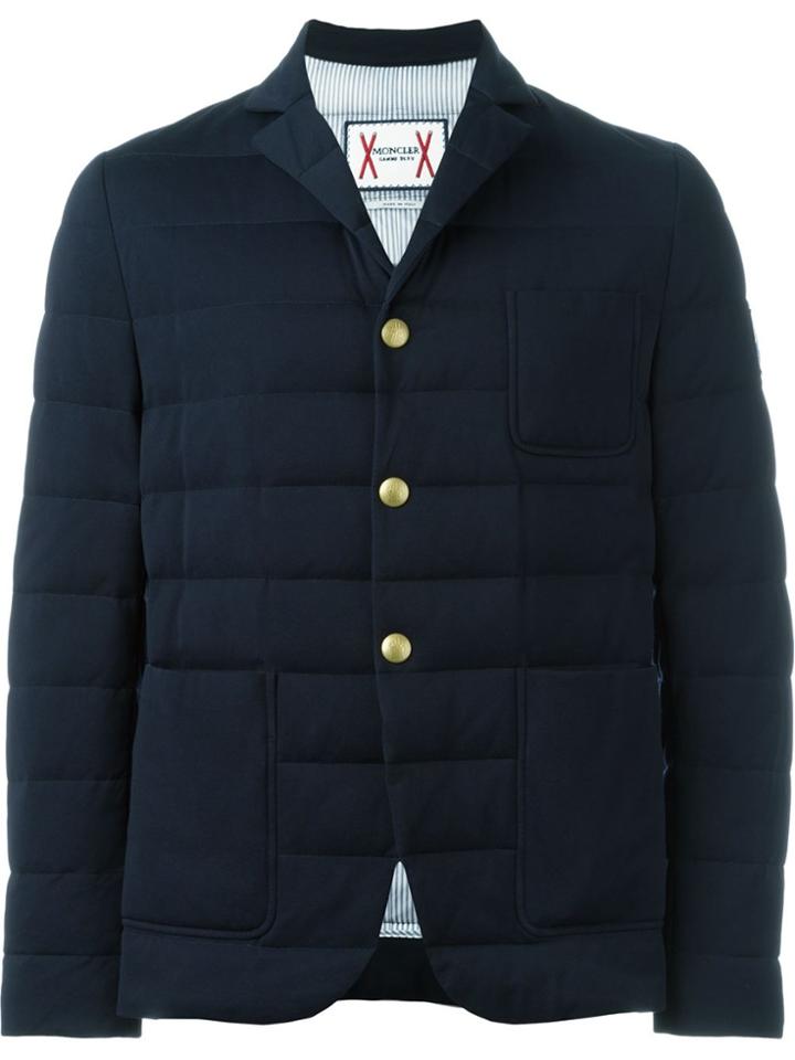 Moncler Gamme Bleu Padded Blazer - Blue
