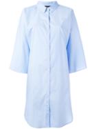 Ter Et Bantine Oversized Shirt, Women's, Size: 42, Blue, Cotton