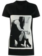 Rick Owens Drkshdw Portrait Print T-shirt - Black