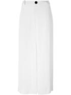 Joseph Side Slit Skirt, Women's, Size: 42, White, Silk
