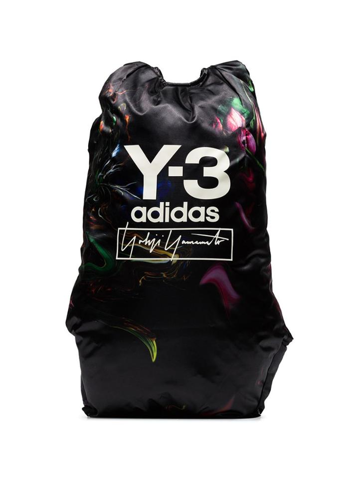 Y-3 Graphic-print Backpack - Black