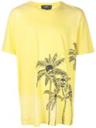Dom Rebel Skull Palm T-shirt - Yellow