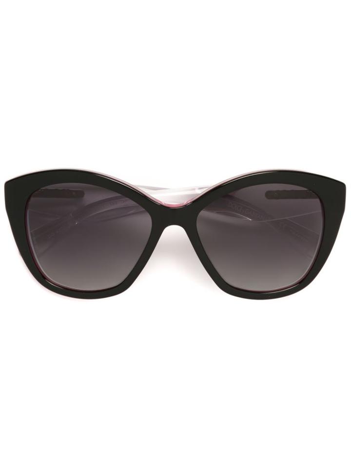 Dolce & Gabbana Clear Arm Sunglasses