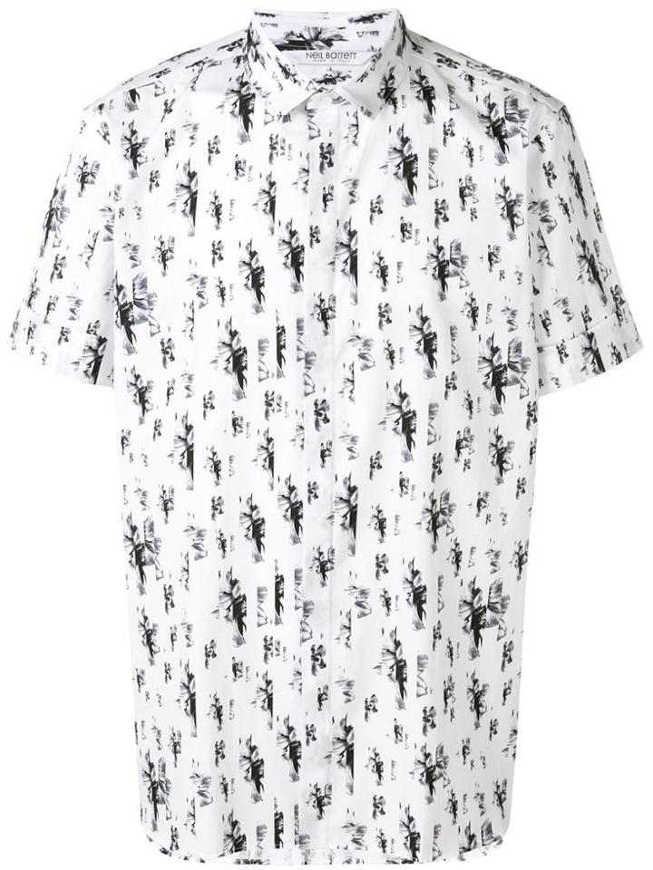 Neil Barrett Floral Print Shirt - White