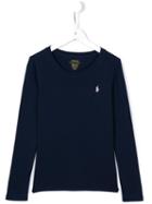 Ralph Lauren Kids Longsleeved T-shirt, Girl's, Size: 8 Yrs, Blue