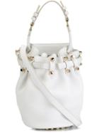 Alexander Wang Diego Bucket Crossbody Bag, Women's, White, Leather