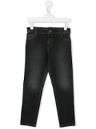 Dolce & Gabbana Kids Stonewashed Jeans, Boy's, Size: 10 Yrs, Grey