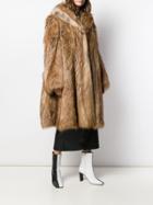 Moschino Teddy Bear Coat - Brown