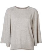 Vanessa Bruno Cape Sweater, Women's, Size: Medium, Nude/neutrals, Acetate/wool/cashmere