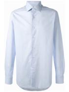 Xacus Classic Cut Button-up Shirt, Men's, Size: 38, Blue, Cotton