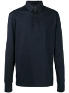 Tom Ford - Long Sleeve Polo Shirt - Men - Cotton - 50, Blue, Cotton