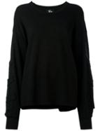 Lost & Found Ria Dunn Strait Sweatshirt, Women's, Size: Small, Blue, Cotton/linen/flax/spandex/elastane