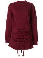 Y / Project Drawstring Slim Sweatshirt - Red