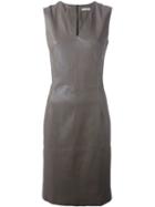 Maison Ullens Fitted Lambskin Dress