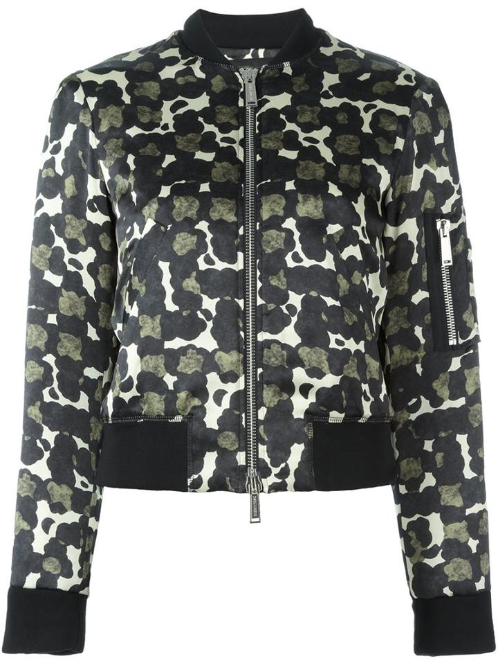 Dsquared2 Splatter Pattern Bomber Jacket