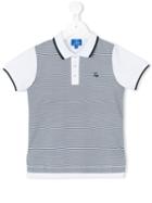 Fay Kids - Classic Striped Polo Shirt - Kids - Cotton - 6 Yrs, Blue