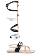 Ancient Greek Sandals Peter Pilotto High Gladiator Sandals - Black