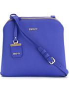 Dkny Saffiano City Zip Crossbody Bag, Women's, Blue, Leather
