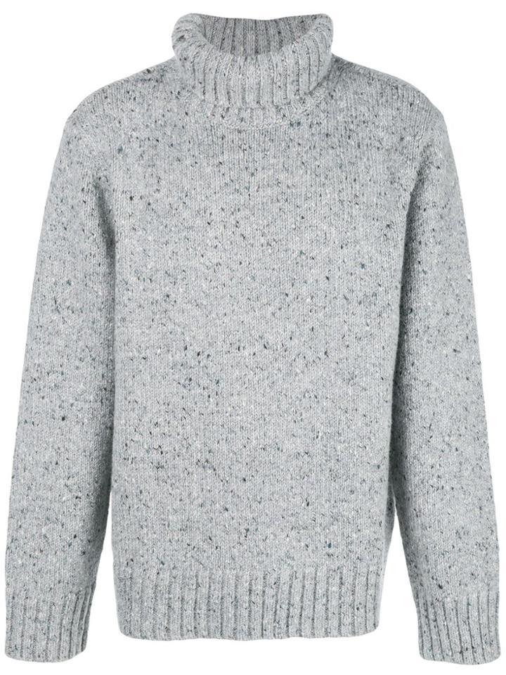 Joseph Roll Neck Jumper - Grey