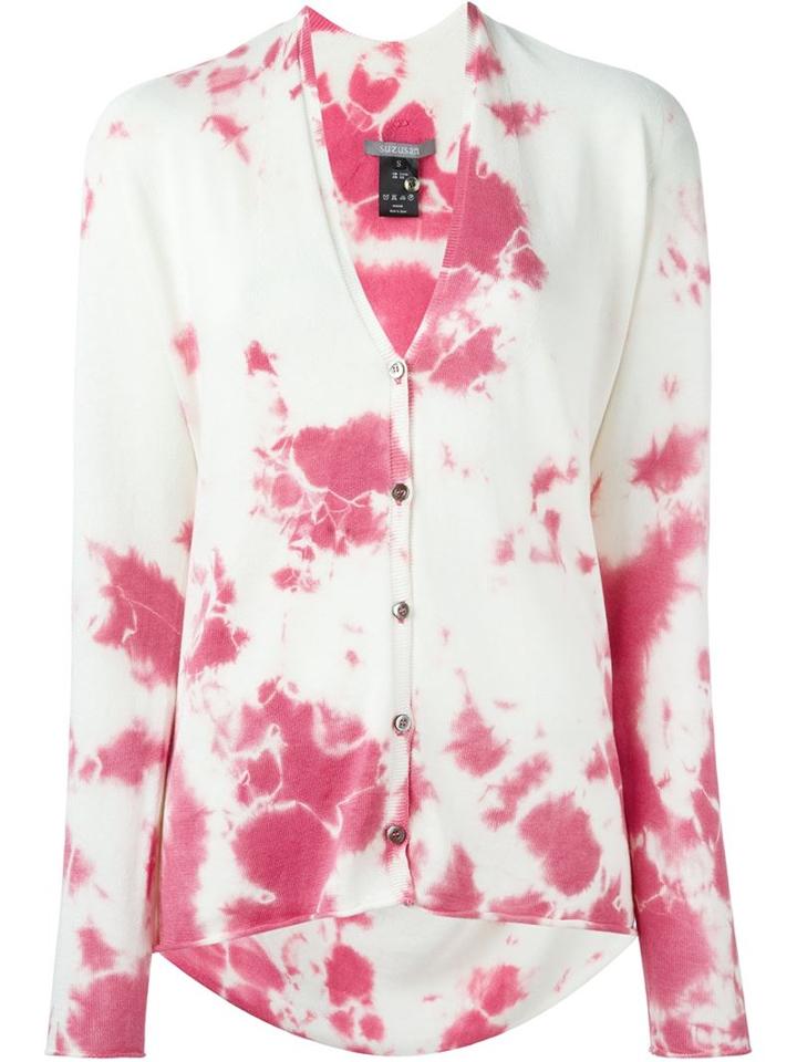 Suzusan 'm. Shibori' Tie Dye Button Down Cardigan