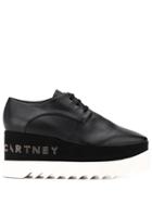 Stella Mccartney Elyse Studded Lace-up Shoes - Black