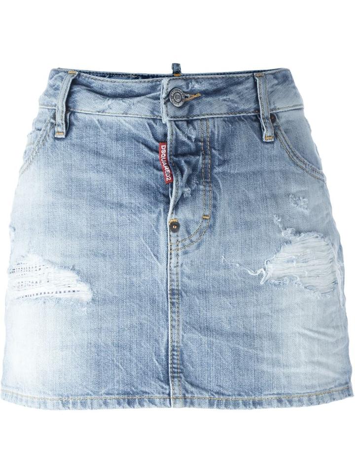 Dsquared2 Mini Denim Skirt