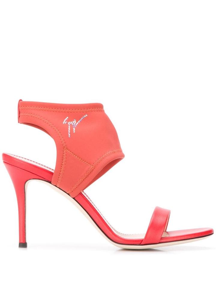 Giuseppe Zanotti Agnes Neoprene Sandals - Orange